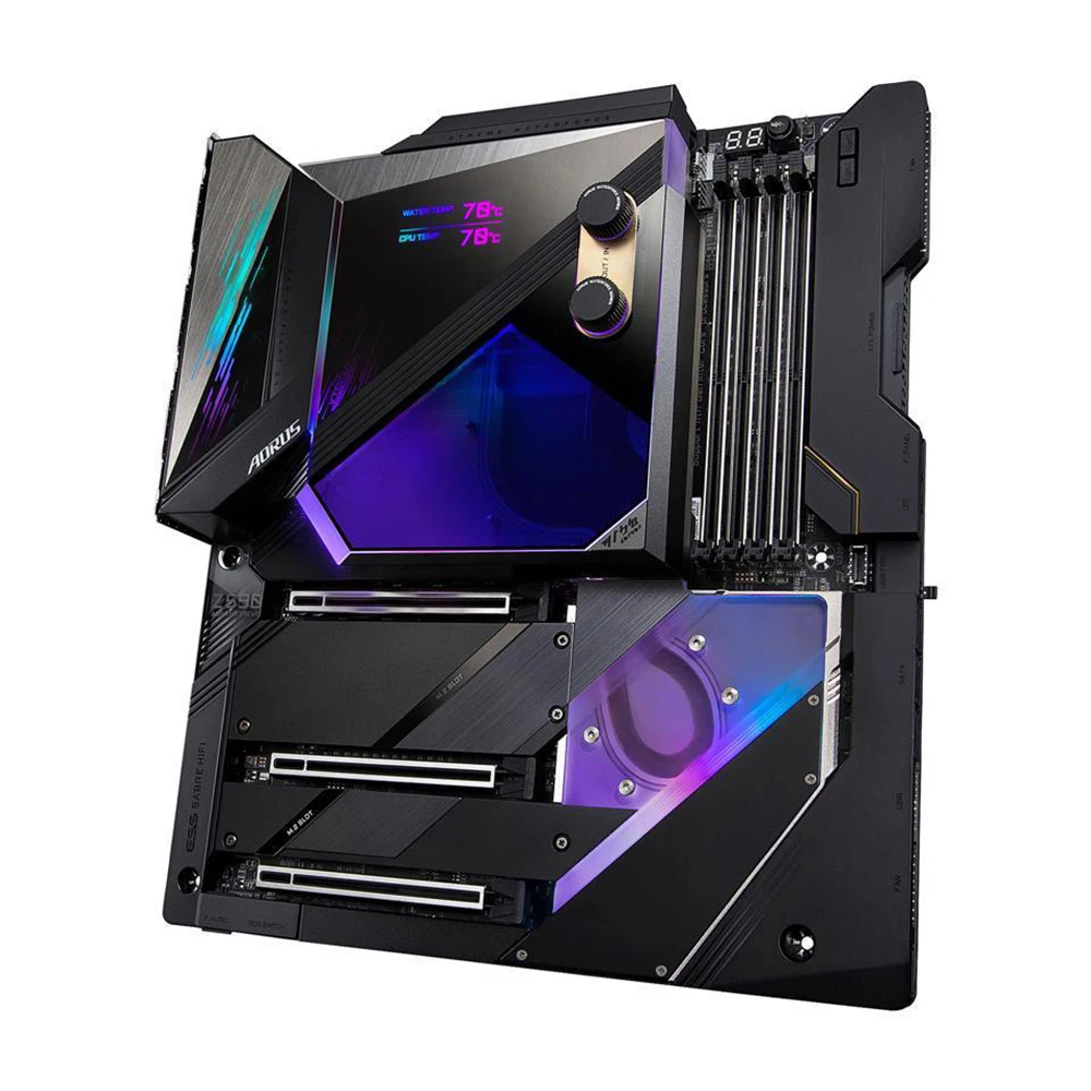 Z590 AORUS XTREME WATERFORCE Z590 AORUS XTREME WB LGA1200 4*DDR4 128GB 6*SATA 3.0 Ports E-ATX Motherboard High Quality Fast Ship