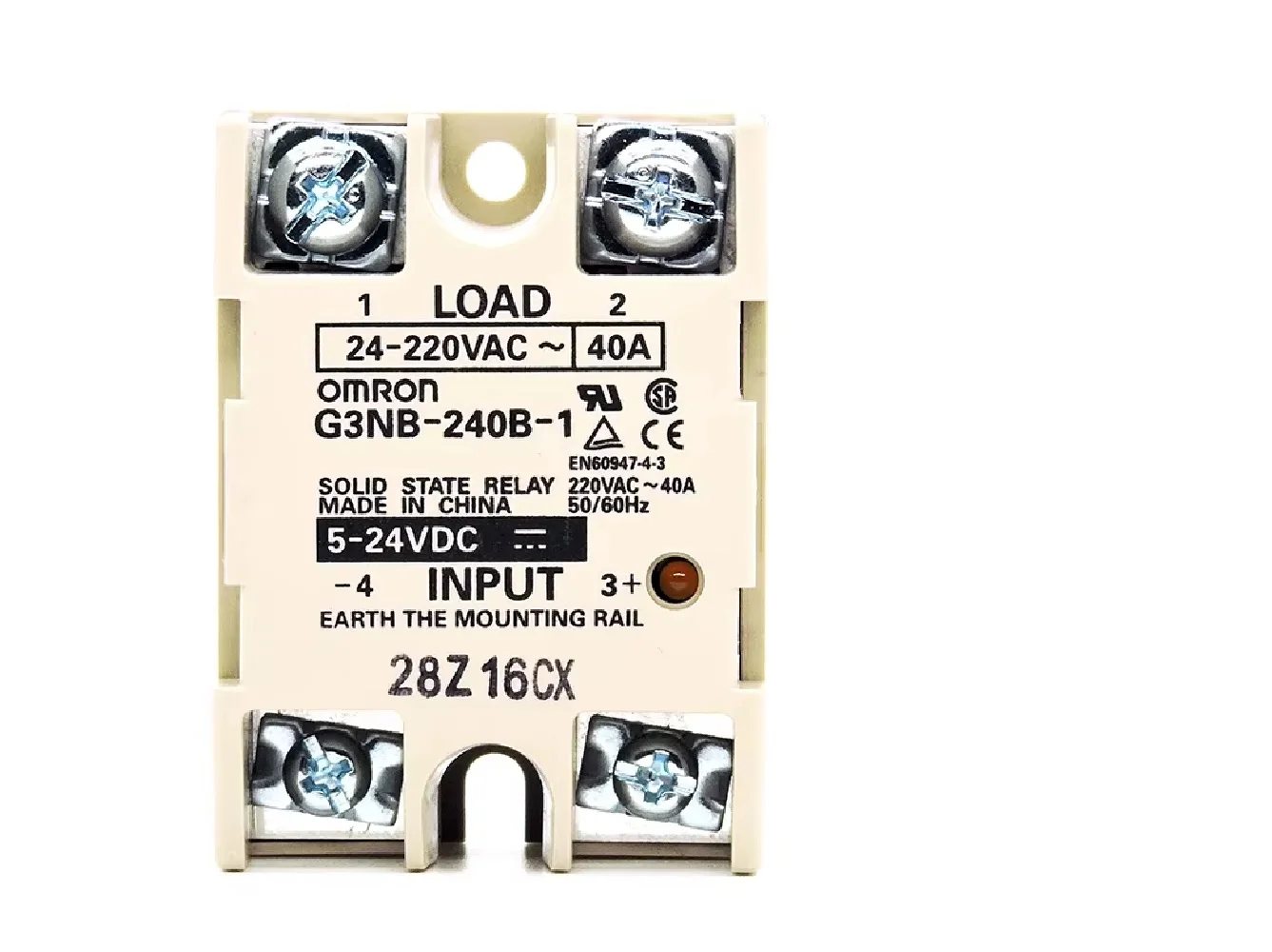 

Omron solid state relay single phase DC 5-24V G3NB G3NB-205B-1/210B /220B/240B/275B/225B