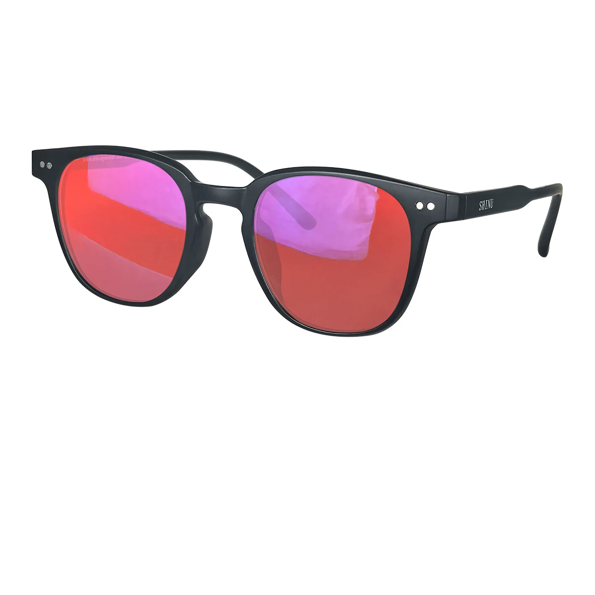 SHINU Blue Light Blocking Glasses Red/Orange 4