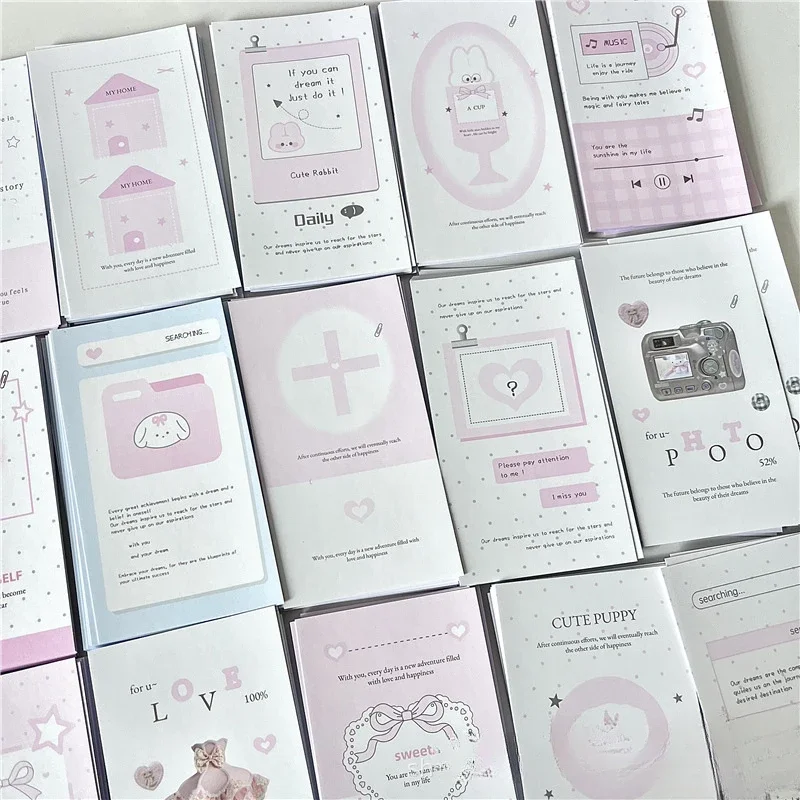 Random 30pcs Coquette Star Room Matte Film Strip Sealing Sticker Gift Packaging Packaging Sticker Planner Stickers