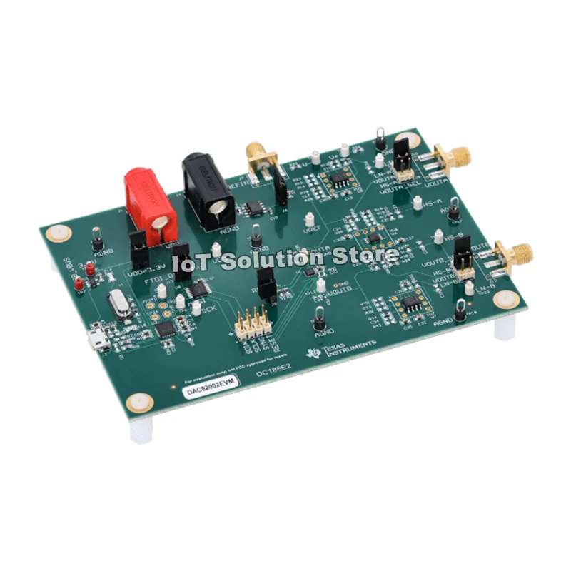 

DAC82002EVM DAC82002 evaluation module for dual-channel, 16-bit, low-glitch-noise, unbuffered-voltage-output DAC