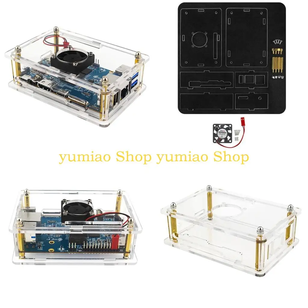 

587B Прозрачный чехол для корпуса 5. Акриловый корпус. Прозрачная коробка с охлаждающим вентилятором (опционально).