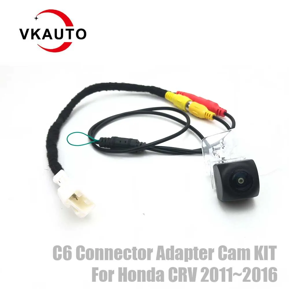 

VKAUTO C6 Adapter Camera kit For Honda CRV CR-V 2011~2016/After-Market Camera Replace Oem Camera/Plug and Play/HD Camera