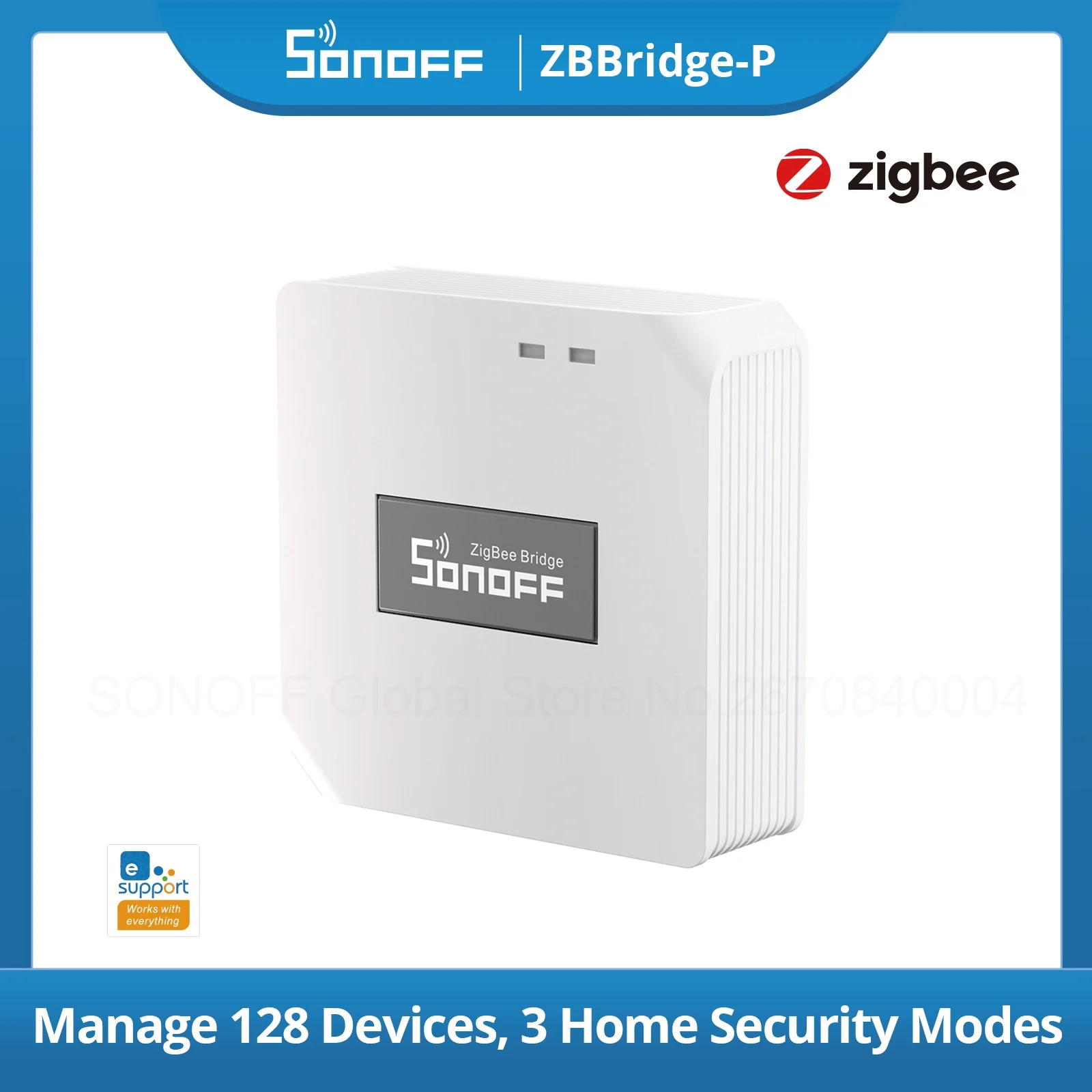 SONOFF ZB Bridge-P ZigBee Pro ESP32 Gateway Wi-Fi ZigBee Dual-protocol Local Smart Scene via Alexa Google SmartThings  eWeLink