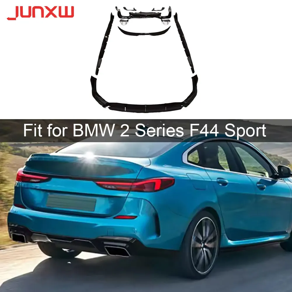 

for BMW 2 Series F44 Sport 2021-2025 Body Kits ABS Front Lip Spoiler Rear Diffuser With Tail Pipe Side Skirts Rear Wing M style