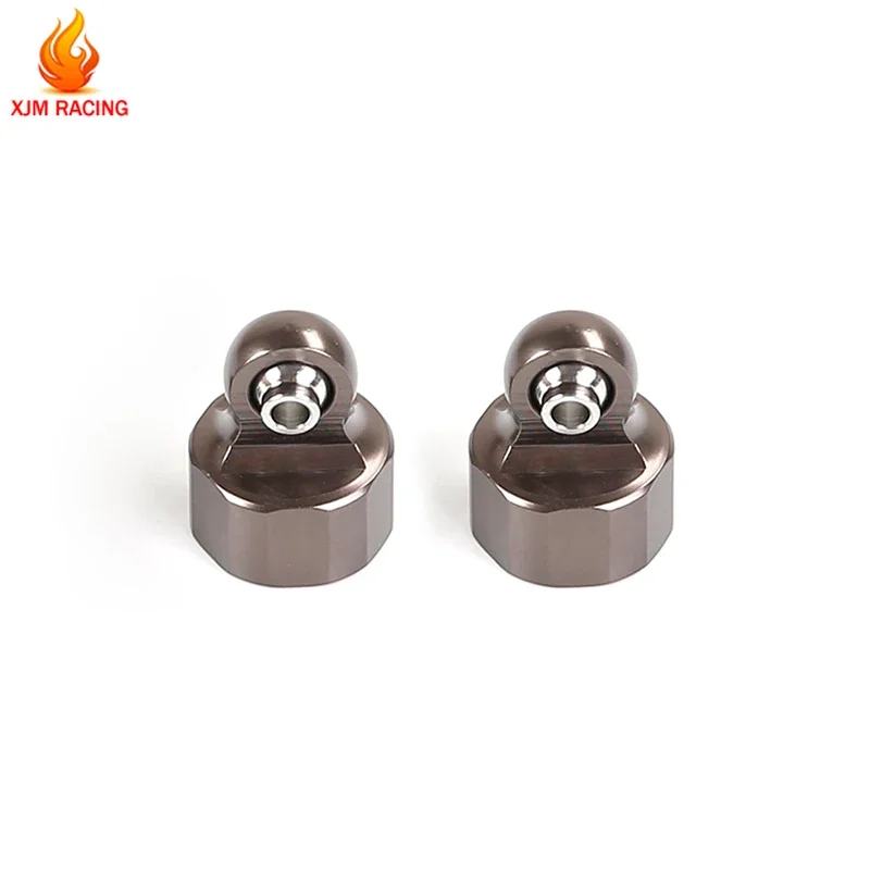 CNC Metal 8MM Amortyzator Pręt Głowica Kulowa Klamra Górny lub Dolny Zestaw do 1/5 HPI ROFUN BAHA ROVAN KM BAJA 5B 5T 5SC Rc Części samochodowe