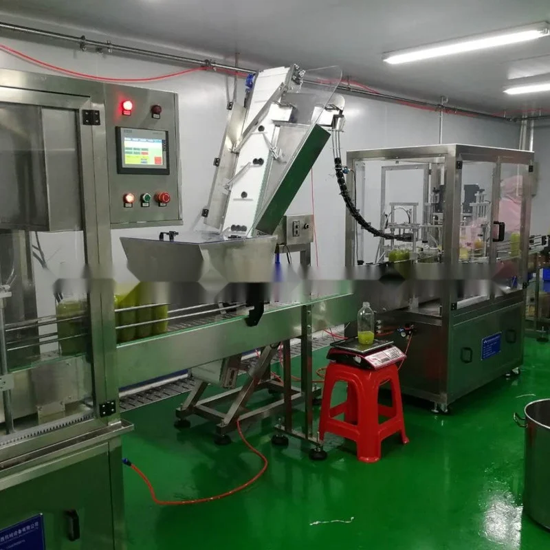Garrafa de vidro reta automática suco bebida jam enchimento linha produção líquida equipamento enchimento líquido máquina integrada