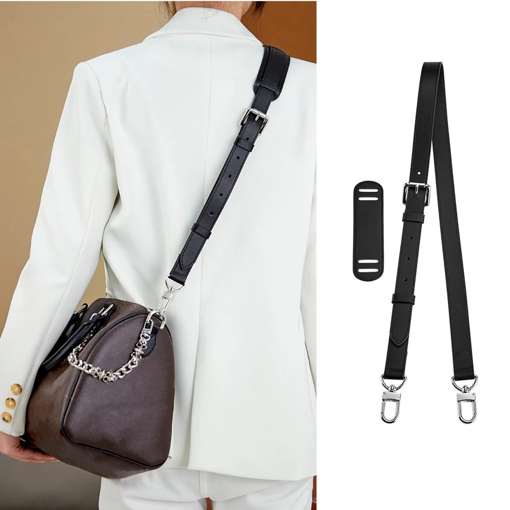 Genuine Vachetta Leather Crossbody Adjustable Strap for LV Bag Shoulder Straps for Bag Keepall Speedy Alma Neverfull Replacement