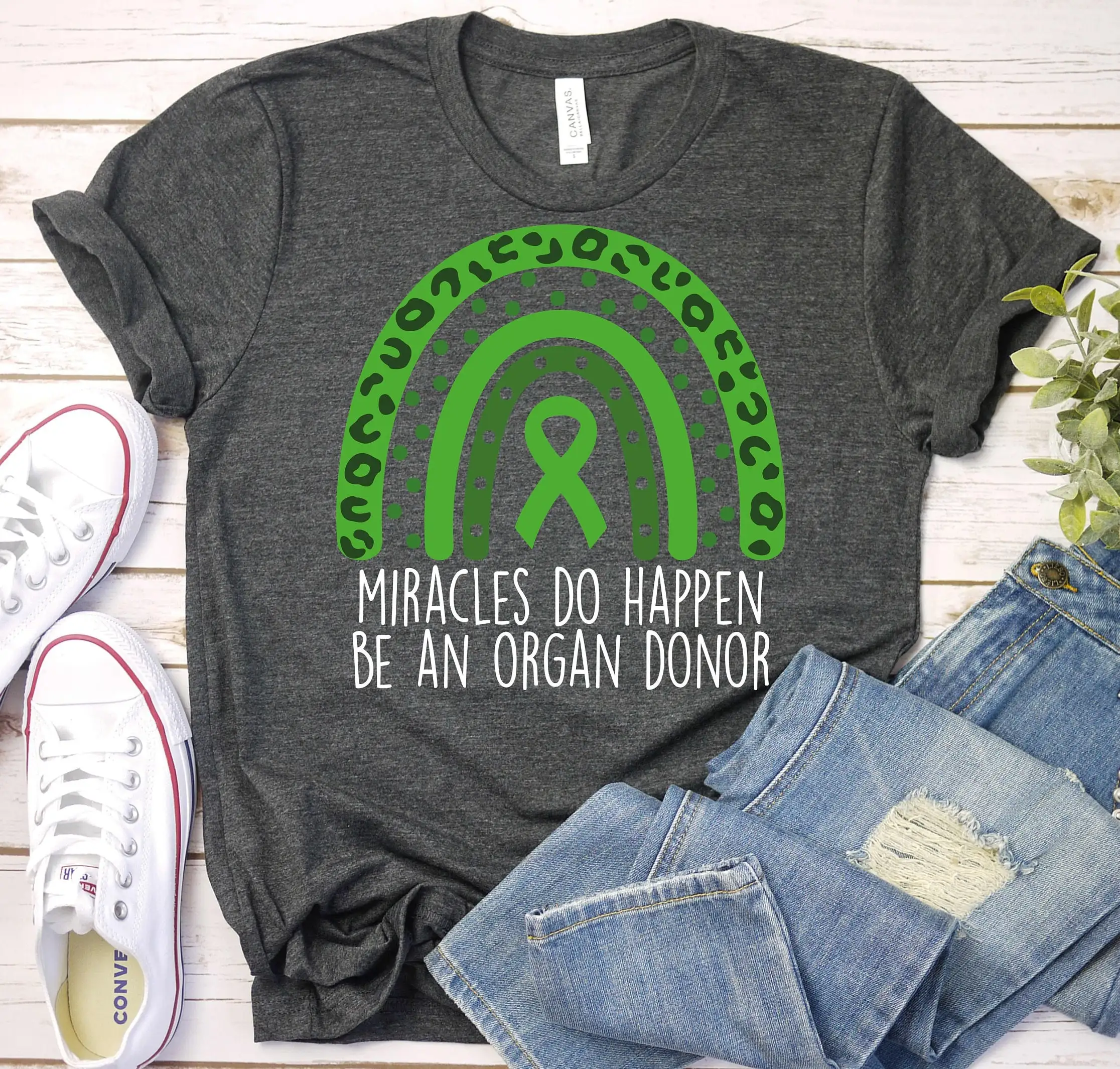 Organ Transplant Awareness T Shirt Kidney Disease Donation Supporter Donor