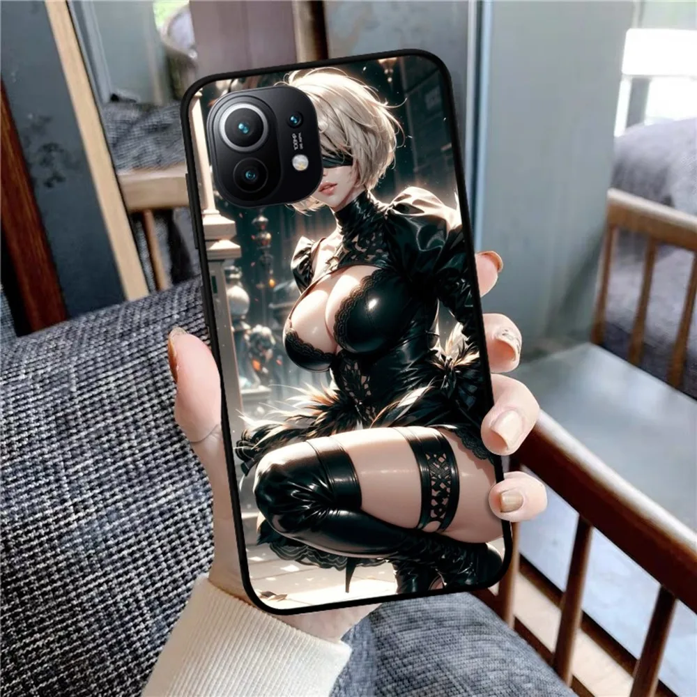 Nier Automata Phone Case For Redmi 5 6 7 8 9 10 plus pro 6 7 8 9 A GO K20 K30 K40 pro plus F3 Fundas