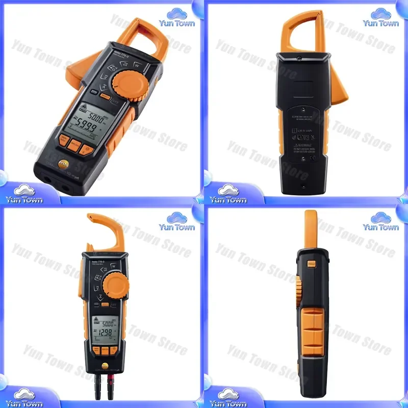 for Testo 770-3 clamp meter for electrical testing true RMS multimeter for AC DC current voltage resistance continuity