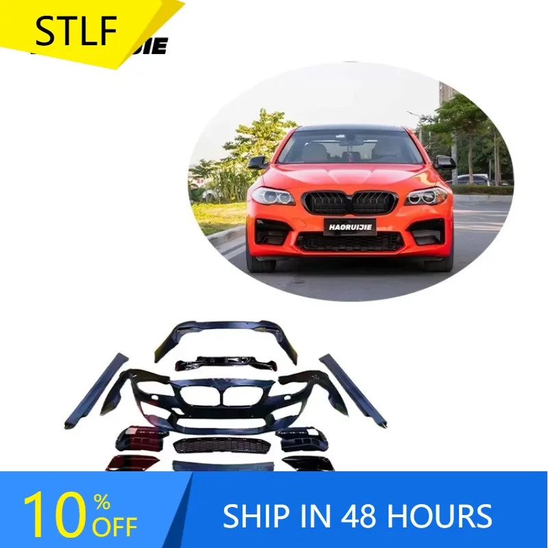 

Zuimi High-end Car Bumpers For 2009+ 5 Series F10 F18 Upgrade 2021 M5 Front Rear Car Bumpers PP Grilles LED Fenders Side Ski