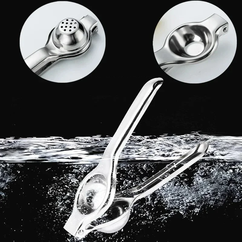 Stainless Steel Lemon Squeezer Manual Juicer Processor - Kitchen Accessory for Citrus Orange Pressing Fruit Juice Maker
