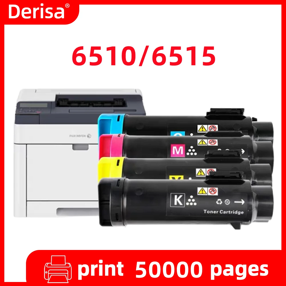 1PCS High Capacity 5K Color Toner Cartridge Compatible  for Xerox Phaser 6510 WorkCentre 6515 Printers  N DN DNI Extra