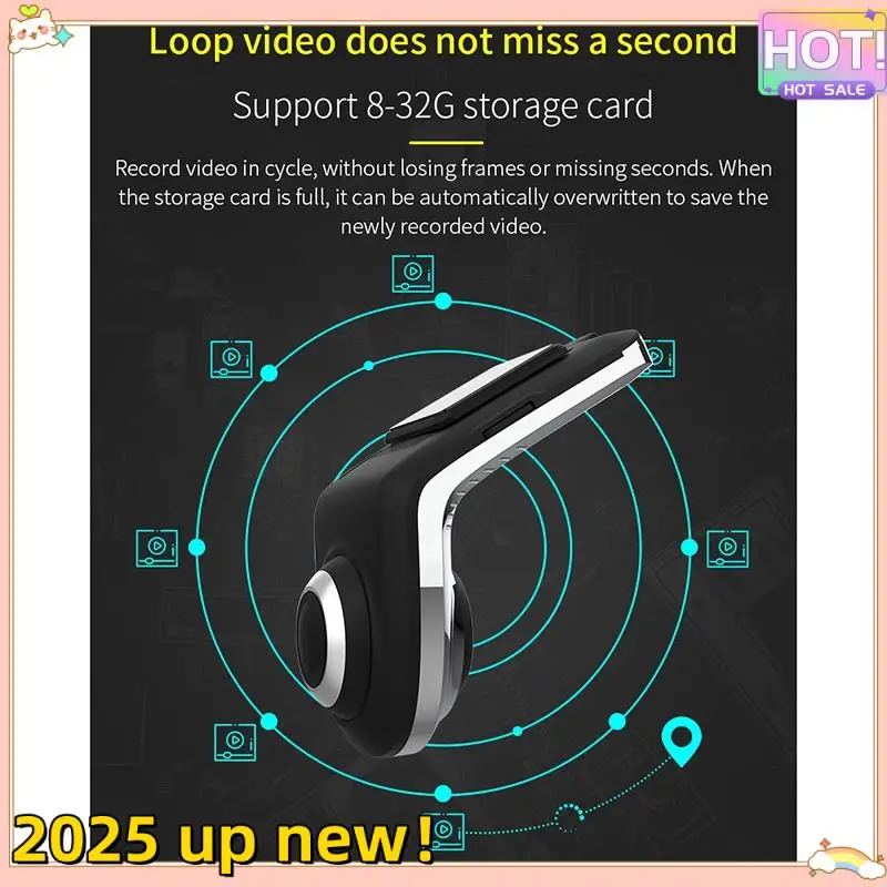 

Superior-New 1080P Driving Recorder USB Zinc Alloy Android Large Screen Navigation Dedicated ADAS DVR 140 Degree Wide Angle Moti