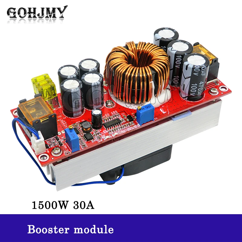 1500W 30A High Current DC-DC DC Constant Voltage and Constant Current Booster Power Module Electric Vehicle Booster