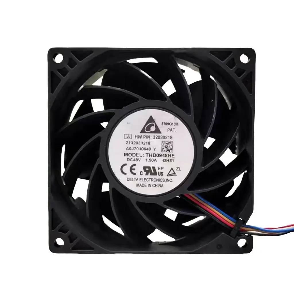 Original Delta THD0948HE 9038 DC 48V 1.50A 9CM Huawei server high-volume fan.