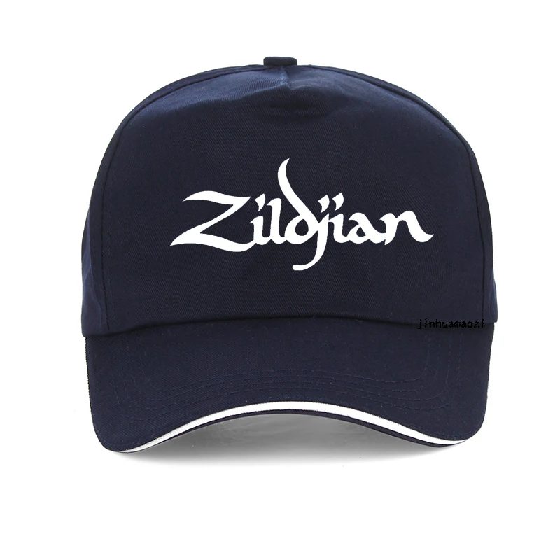 Zildjian Percussion Drums Cymbal Logo Mens Baseball Cap Cotton Printed Fashion Sun Hats Caps for Men and Women gorras