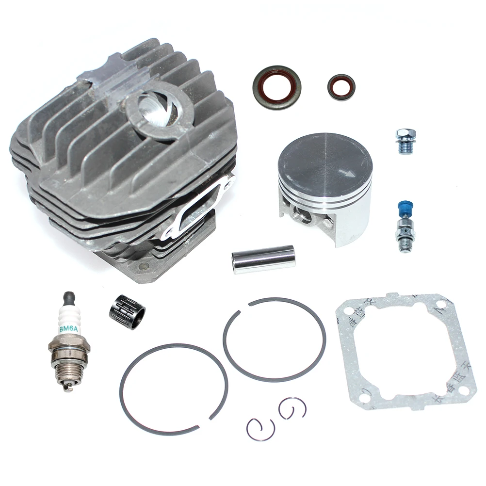 Nikasil Cylinder Piston Kit 50mm With 12mm Pin Fit For Stihl 044 044C 044W 044R MS440 MS440C MS440D MS440N MS440R MS440V