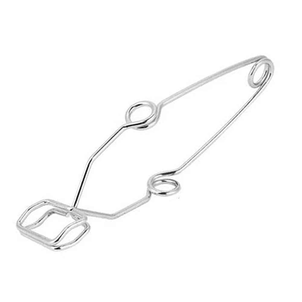 Spring Steel Clip Clamp for Test Tubes in Laboratory Settings Measures 14 5 cm Long Supports Tubes Up to 5cm Width