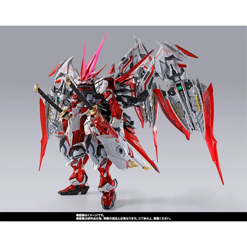 Bandai Metal Build Gundam Astray Red Dragonics Gundam Seed Anime Original Action Figure Model Kit Toy Birthday Gift Collection