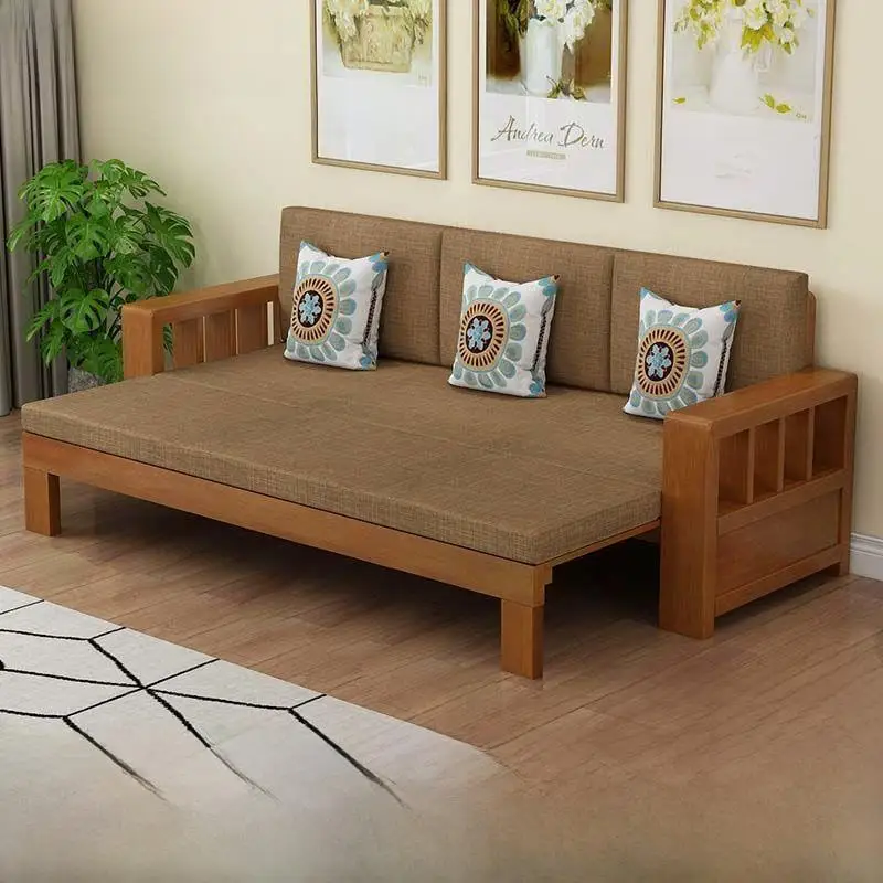 Full Solid Wood Sof…