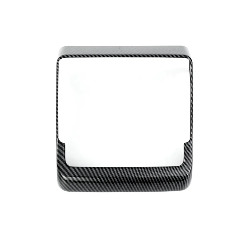 

AM-Rear Air Conditioning Vent Cover Interior Accessories For Tesla Model 3 Highland 2024 ABS Carbon Fiber Rear Screen Frame Part