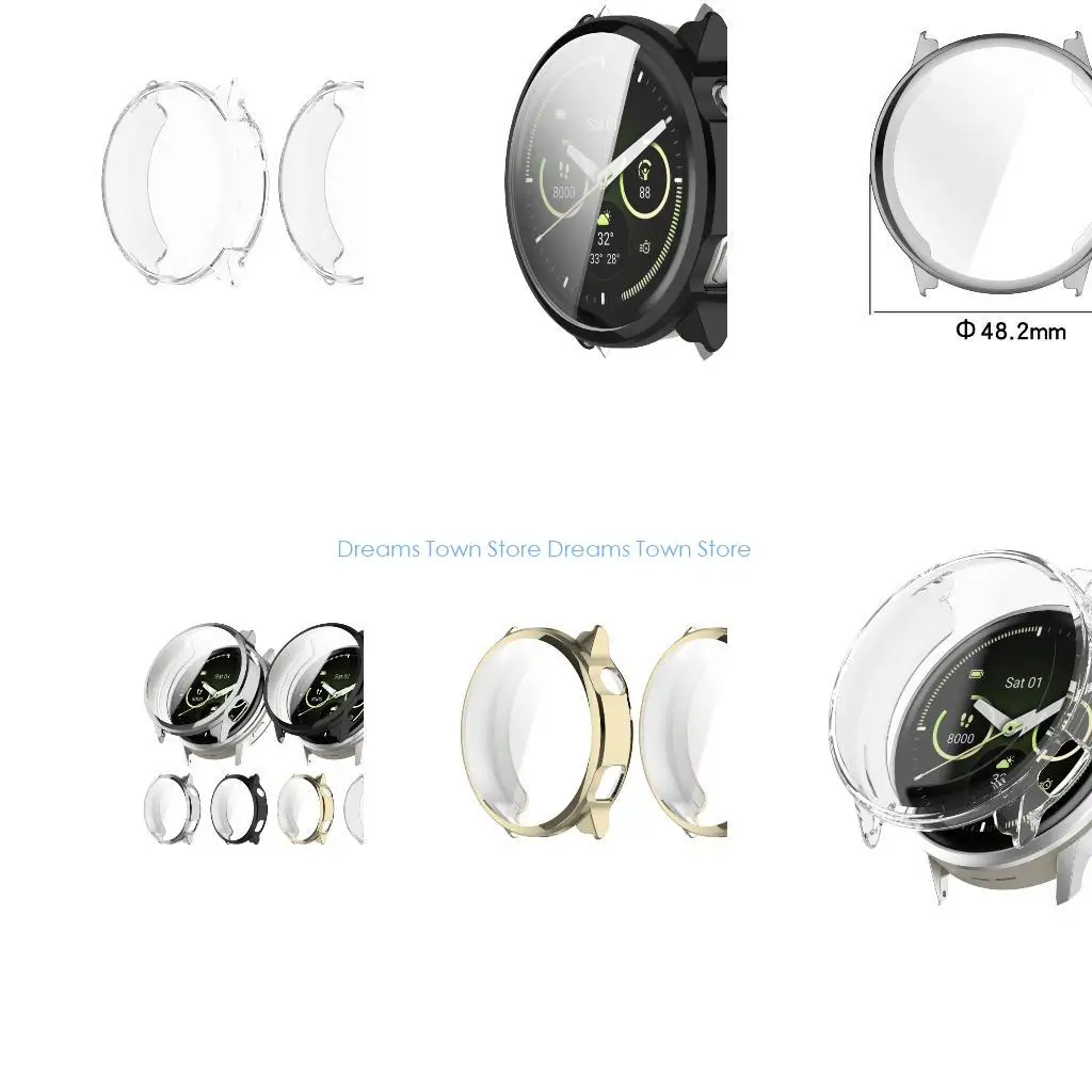 

HX6A, несколько цветов, чехол для смарт-часов, корпус, материал ТПУ, обновленный внешний вид, сохранение оригинальной текстуры,