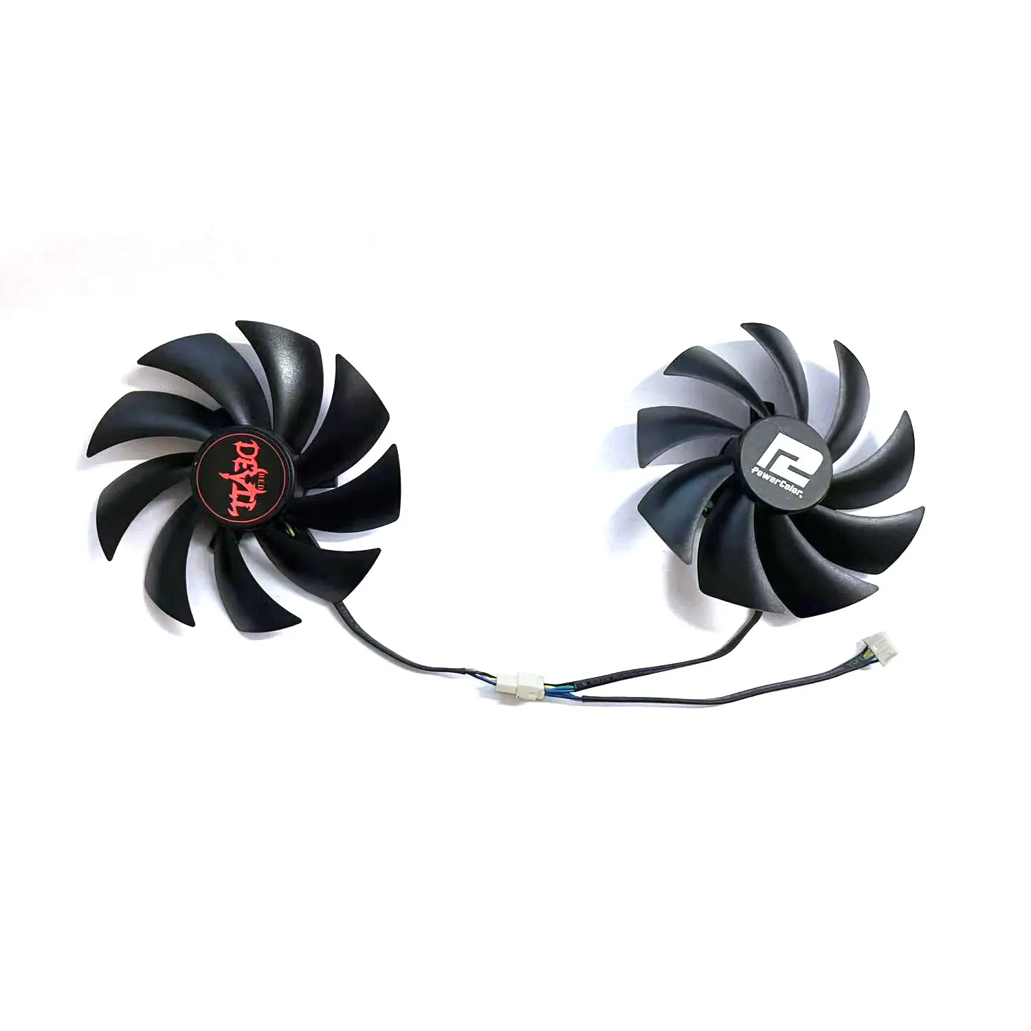 Wentylator zamienny FD10015H12D do karty graficznej POWERCOLOR Radeon RX6600 6600XT 6650XT Rode Duivel