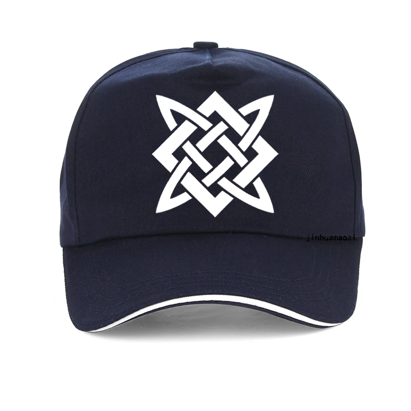 Amulet Star of Russia men Baseball Cap Slavic Kolovrat Wheel Amulet Pagan men hat  Viking Runes Star Of Russia Pentagram hats