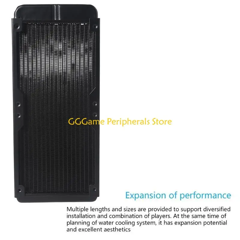 U55B DIY Liquid Cooling System High-Density Fins 18-Row Tubes Aluminum Radiator for Computer Water Cooling System 240mm/9.45i