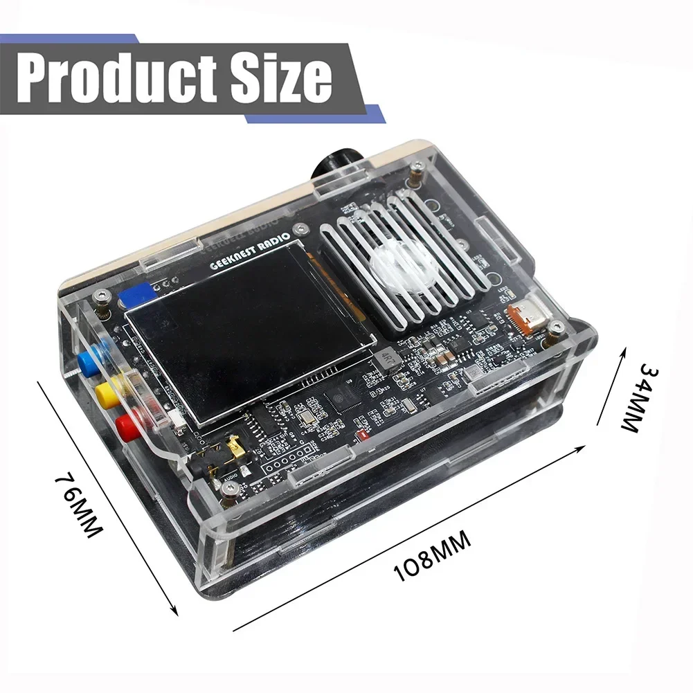 Digital Analog Output DIY All-Band Radio V5A Kit Support FM AM MW SW SSB LSB USB Test Equipment Accessories