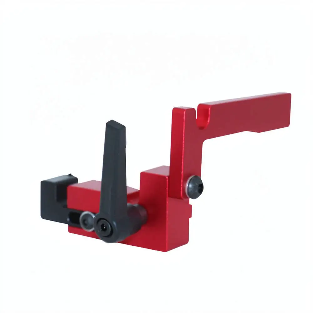 75 Type Miter Fence Limit Block Aluminum Alloy T Slot Track Sliding Locator Accurate Woodworking Workstation Accessory