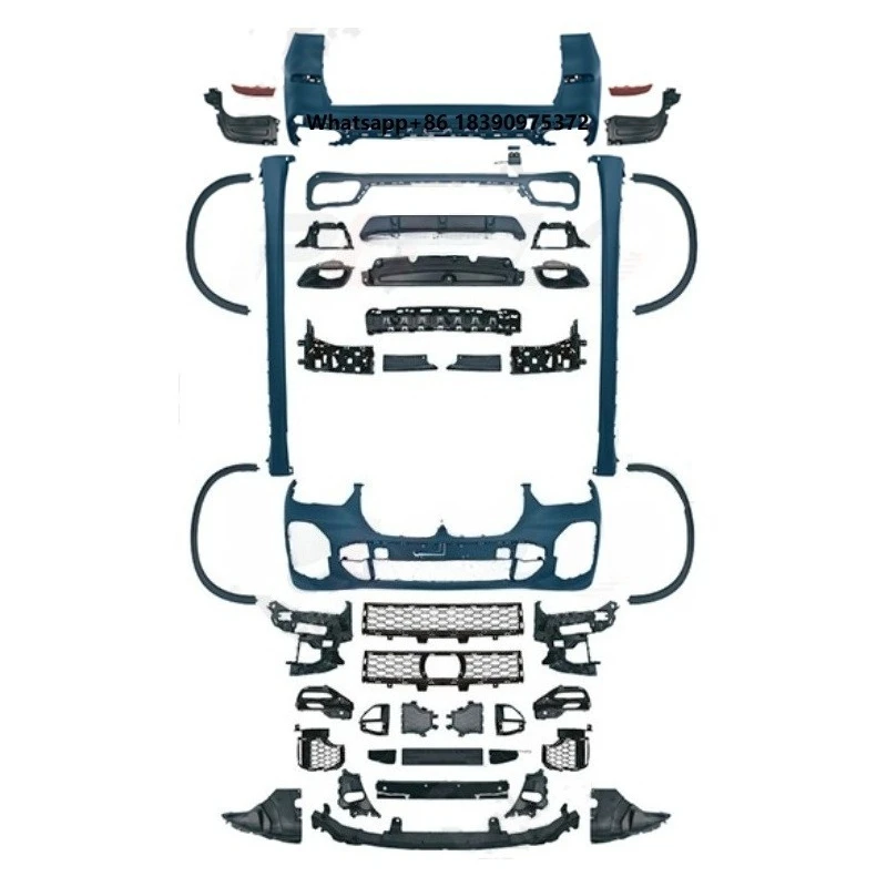 High Quality Body Kit for  X5 G05 2019-2022 to MT Style Include Front and Rear Bumper Assembly with Grille and Side Skirt