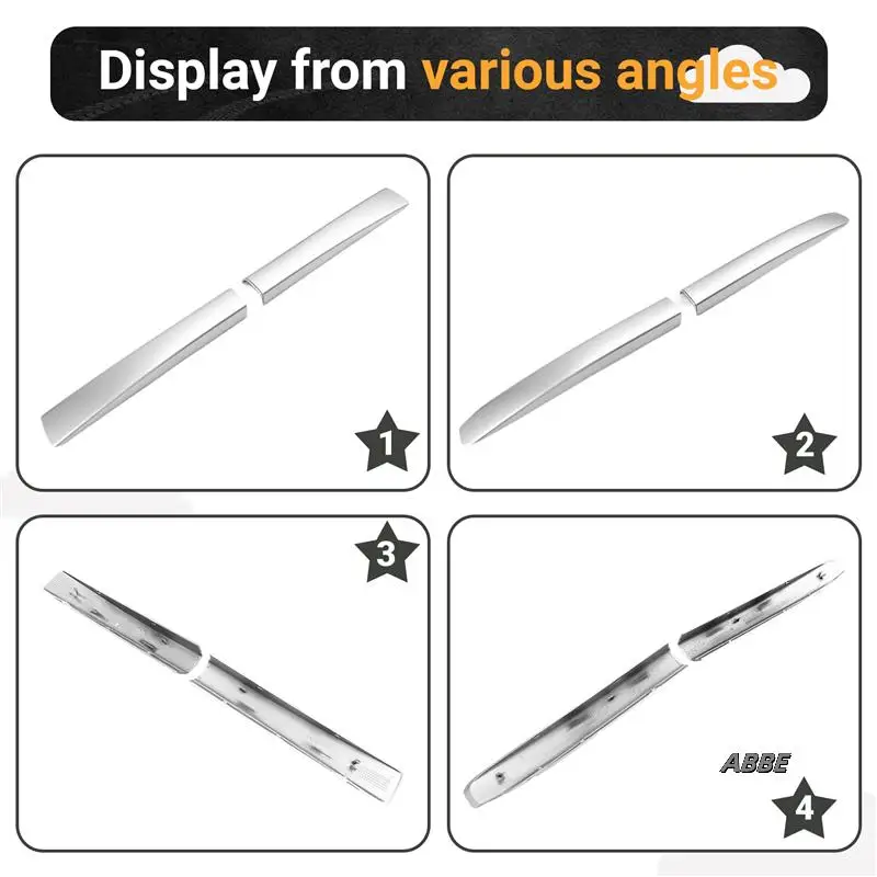 

For BAIC Shenbao X65 Car Front And Rear Luggage Rack Trim Covers Luggage Rack End Cover Decorative Strip A00106924