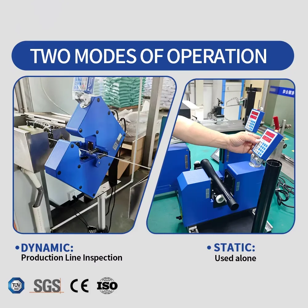 QP25-AL Cable Laser Diameter Gauge PV PVC PE Wire Diameter Measuring Tools Laser Diameter Measuring Device