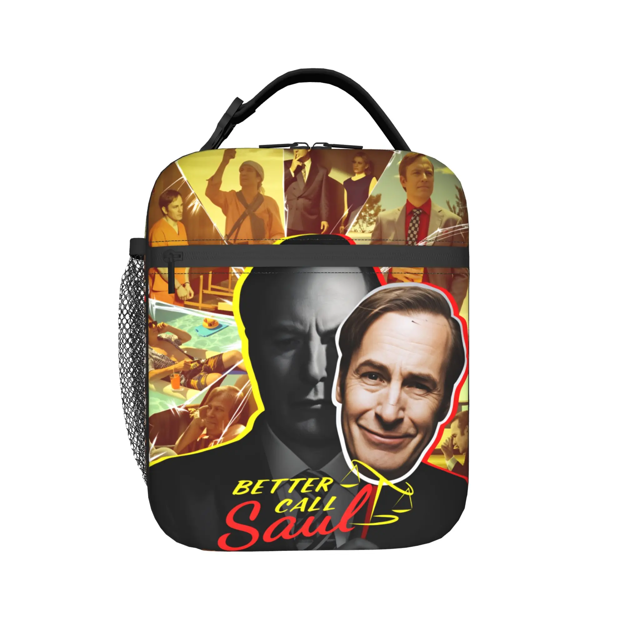 Better Call Saul Crime Television Lunch Bag Breaking Bad Travel Lunch Box For Women Thermal Tote Handbags Oxford Cooler Bag