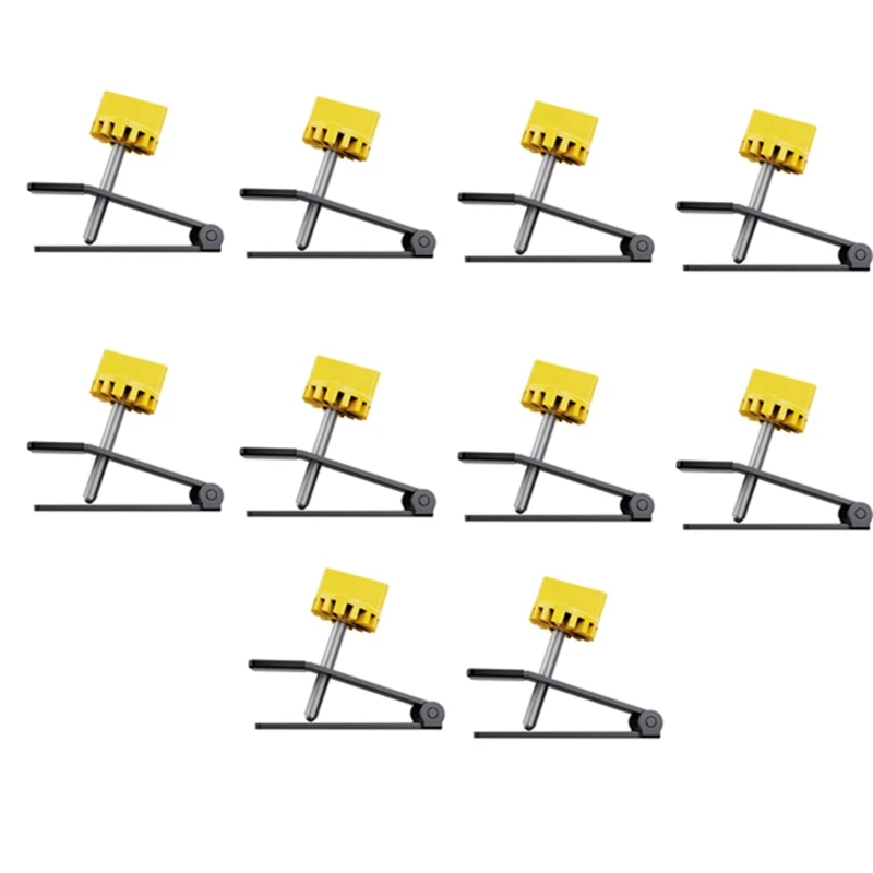 10Pcs Set Manual Tile Locator Wall Tiles Height Regulator Adjustment Positioner Leveler Rising Construction Tools-FS-PHFU