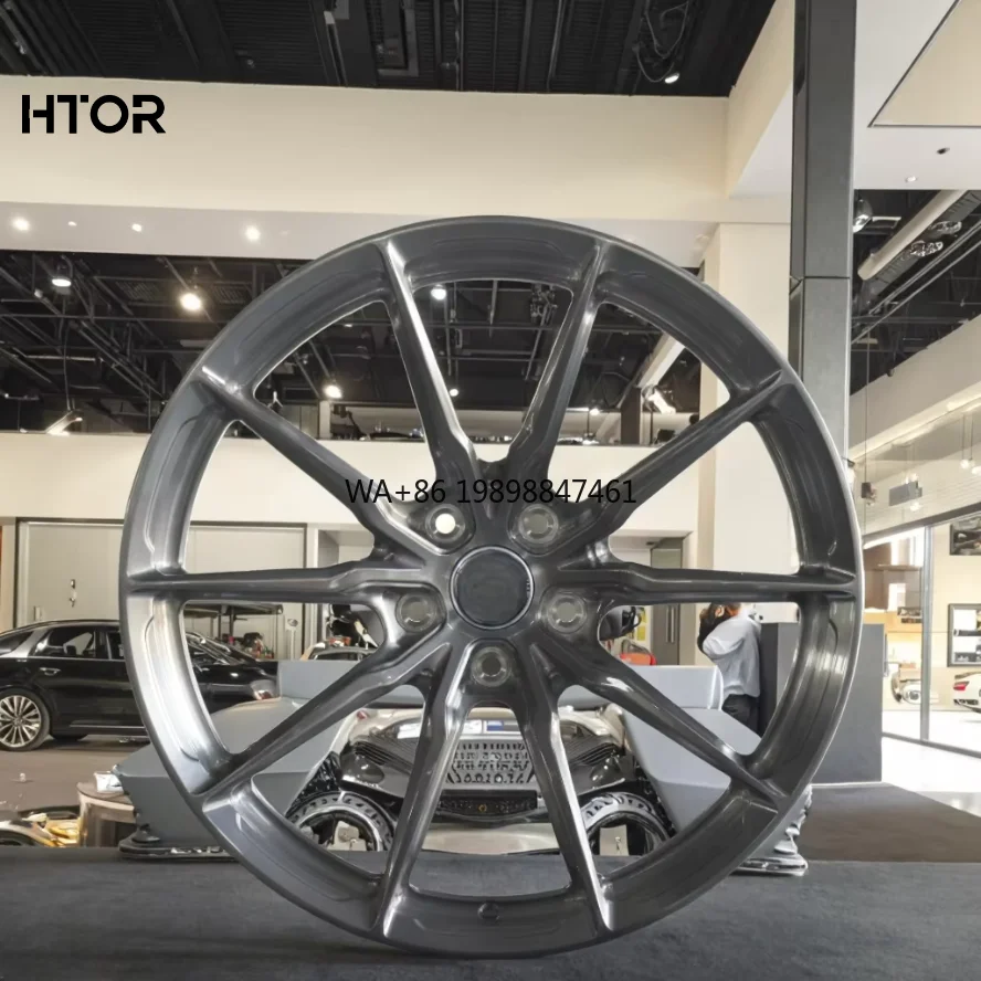 

19 Inch Deep Dish Flow Forged Alloy Wheels for Sports Sedan BMW M3 M4 Performance Brushed Grey Aluminium Alloy Aftermarket