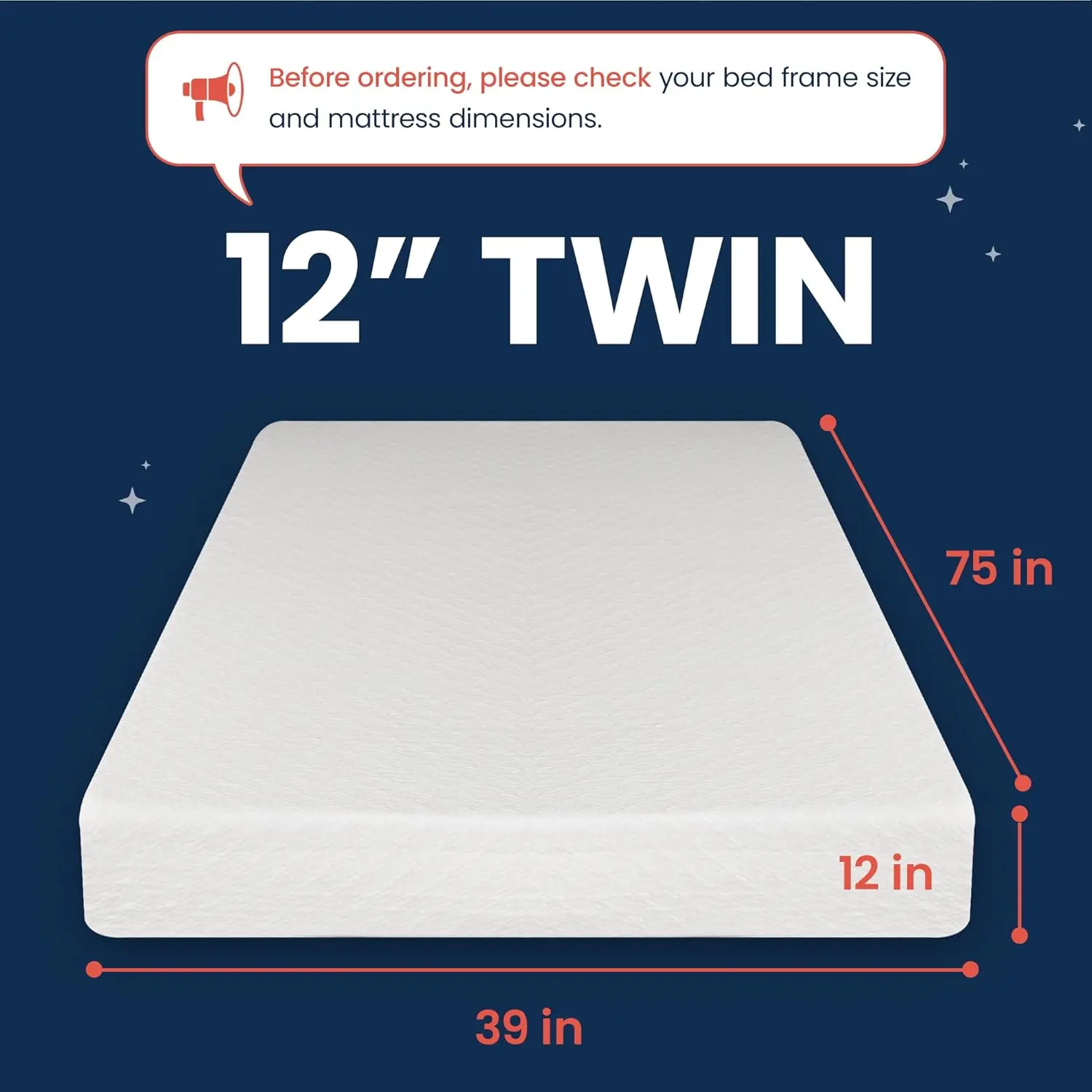 12 Inch Twin Cooling Gel Medium Firm Green Tea Memory Foam Mattress for Cool Sleep Convenient Mattress Fiberglass Free Twin