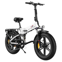 ENGWE ENGINE X Folding Electric Bike 250W 48V13AH Lithium Battery Adult Electric Bicycle 20*4.0 Inch Fat Tire Mountain E-bike