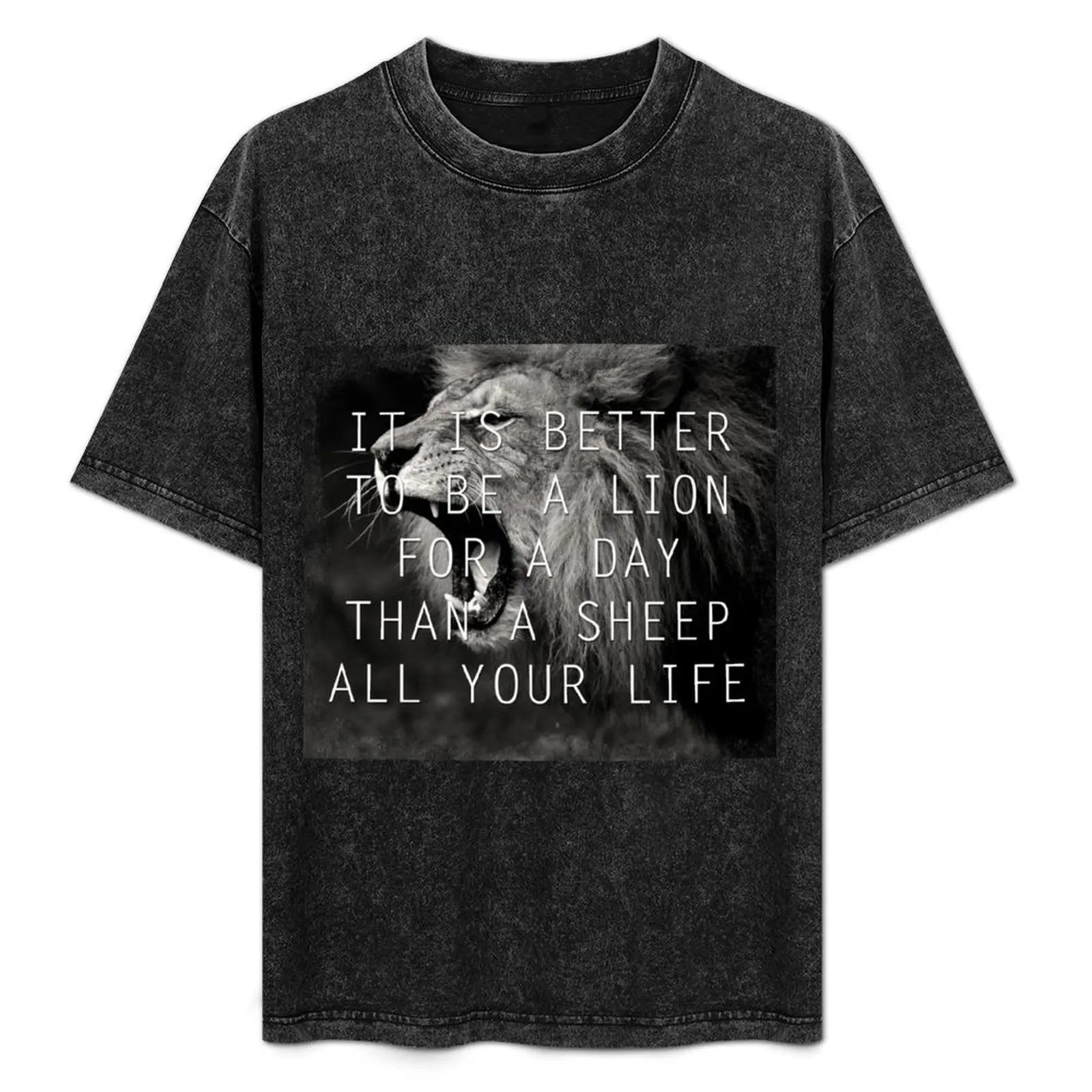 

Rather Be a Lion T-Shirt All Weather Casual Short Sleeve