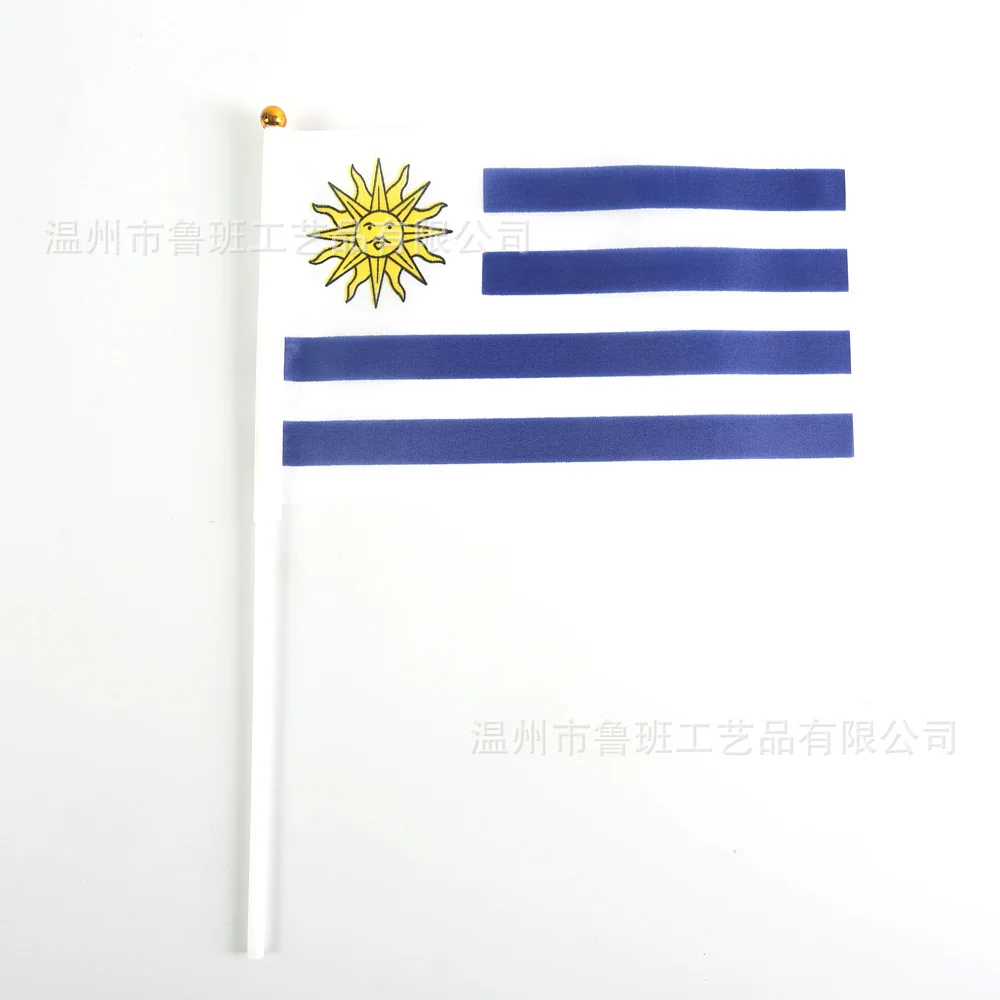 Bandera Uruguay 21x14 cm – De mano para eventos y decoración - imagen 5