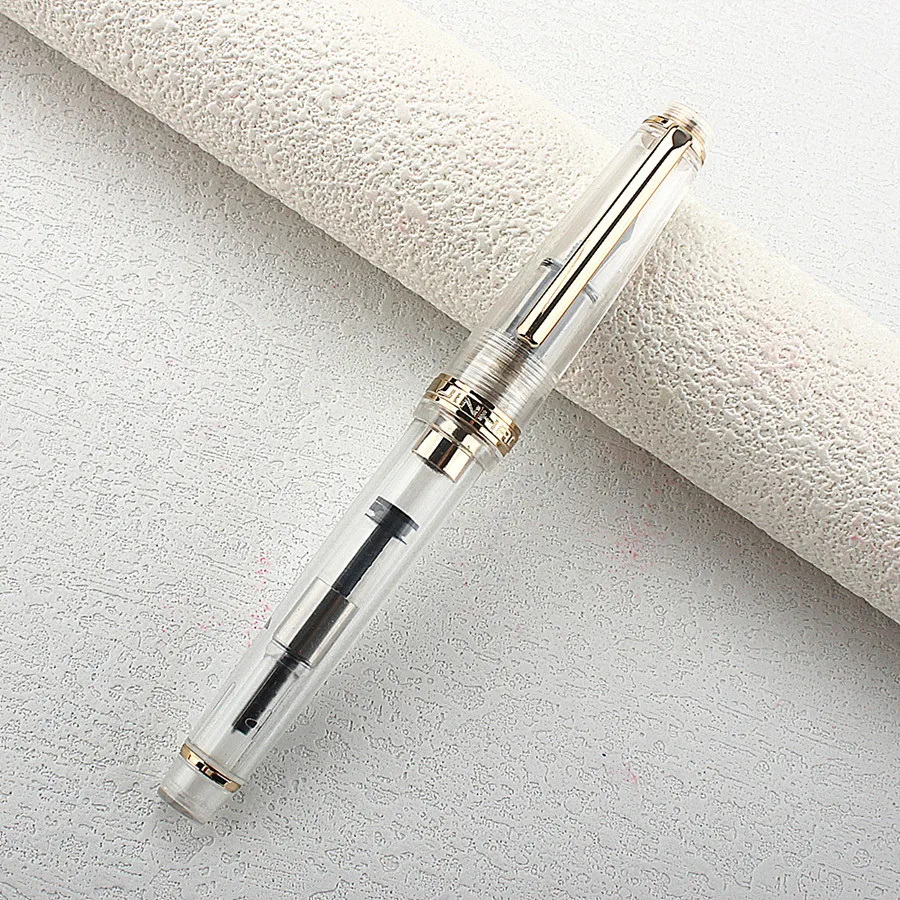 JINHAO 9019 Fountain Pen Size Resin Pen EF/F/M Nib with Large Converter Stationery Office School Supplies Writing Pen