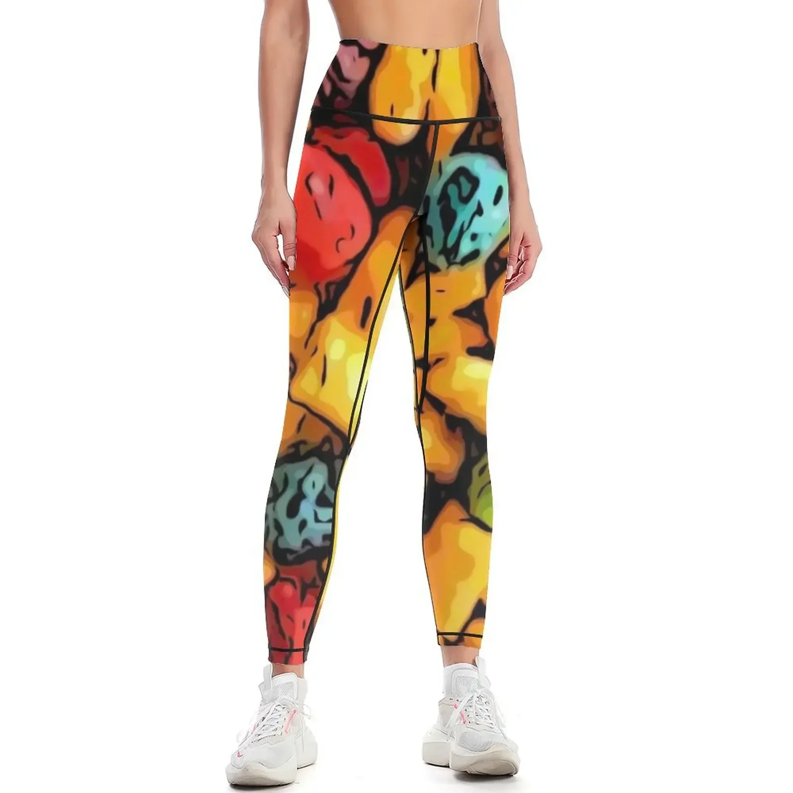 

Captain's Crunch Cereal Pattern Leggings jogging pants Women's sports pants Leginsy push up Jogger pants Womens Leggings