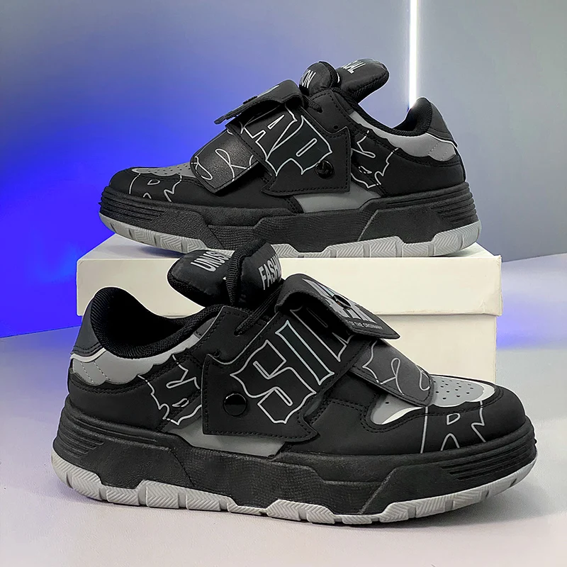 

2025 new men's bread shoes niche Harajuku trendy sneakers versatile comfortable casual board shoes