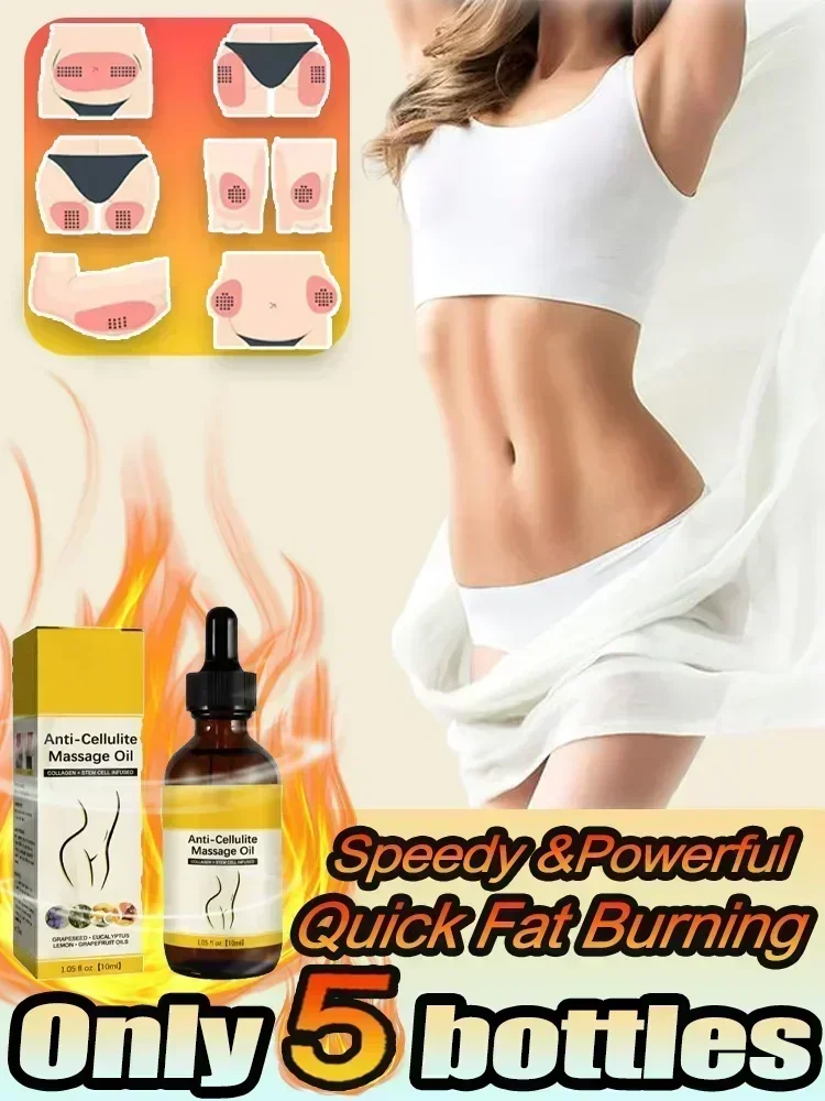 Fat Burning Body Serum Nourishing Moisturizing Tighten Firming Shaping Abdomen Buttocks Weight Loss Drops Belly Essence