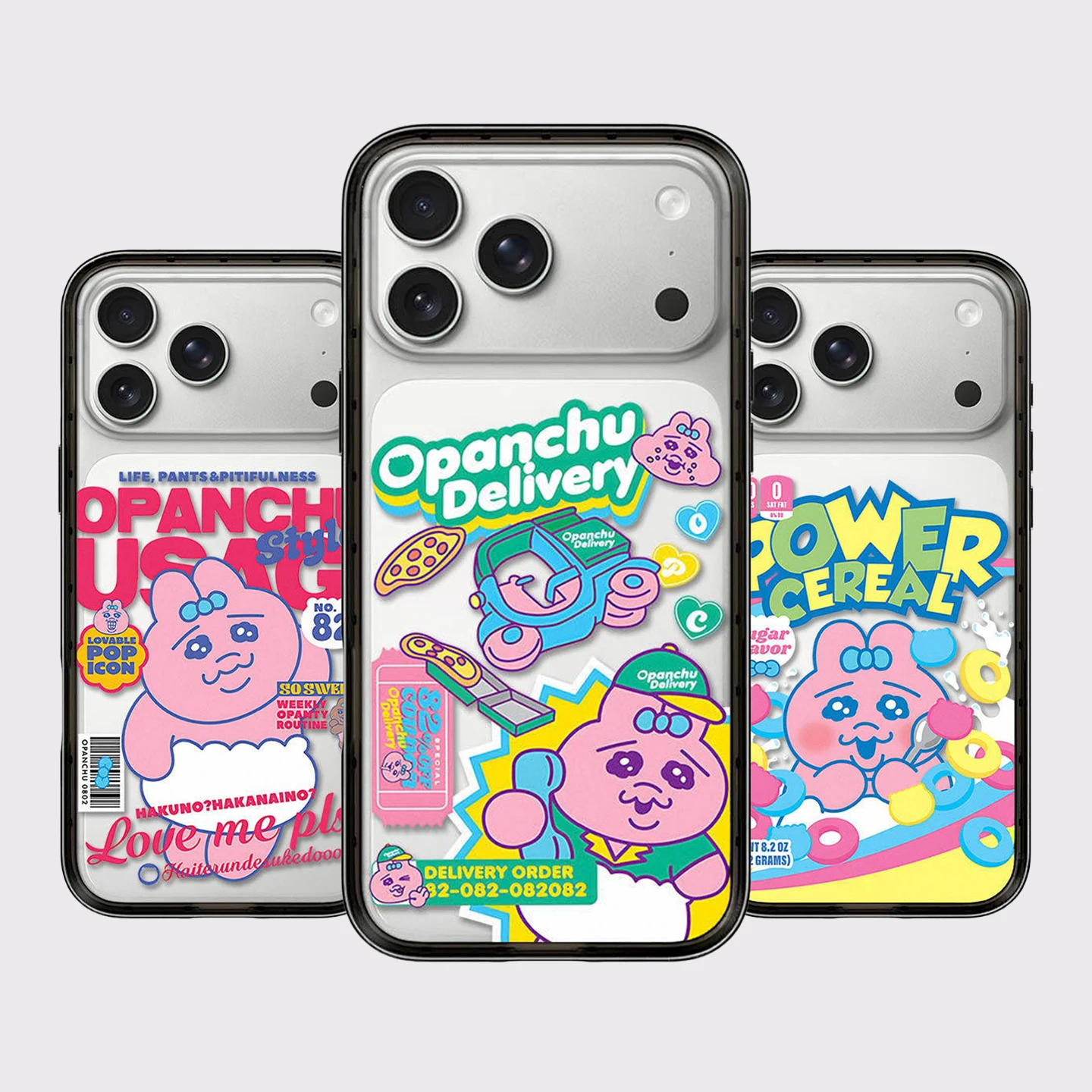 

Cartoon Delivery Rabbit Compact Acrylic Border Magnetic Phone Cover for IPhone 14 15 16 17 Pro Max Case for IPhone Air
