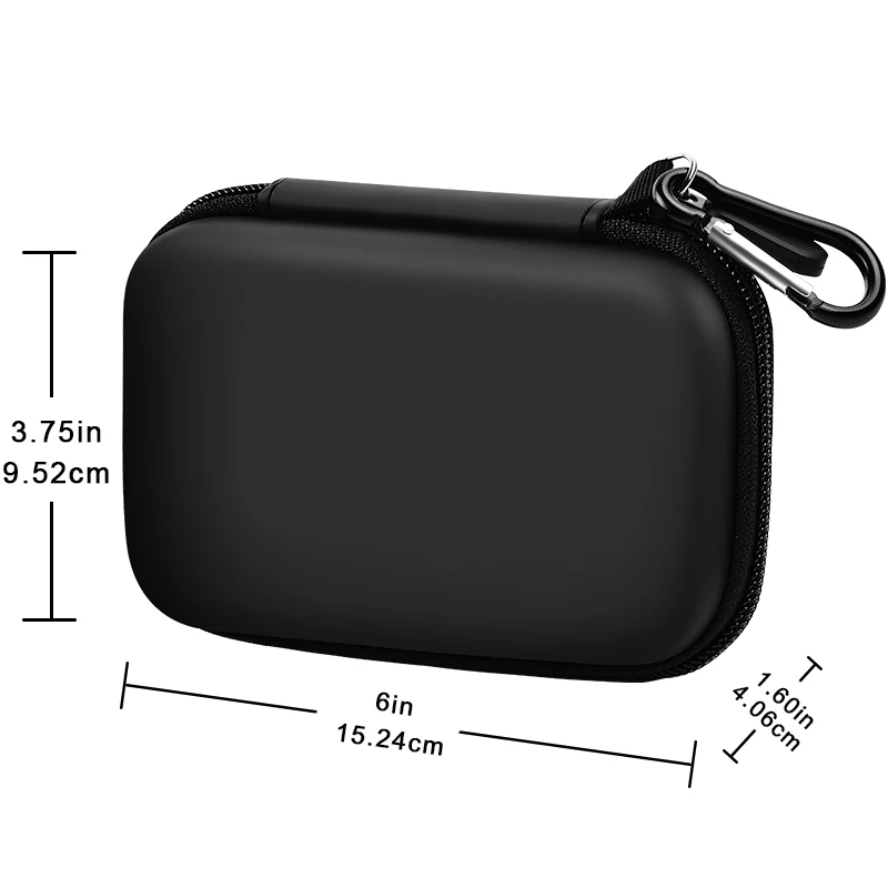 Coque compatible avec Samsung T7/T7 Touch SSD portable 1 To 2 To USB 3.2 Disque SSD externe, organisateur de rangement de voyage
