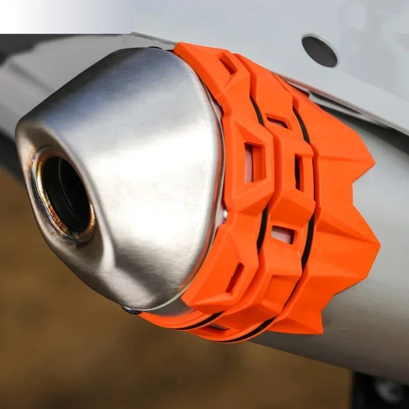 1 Stück Universeller Auspuffschutz Hitzeschutzabdeckung für KTM SX XC EXC SXF XCF XCW EXCF Honda Yamaha Kawasaki Suzuki Motocross – Detail 3
